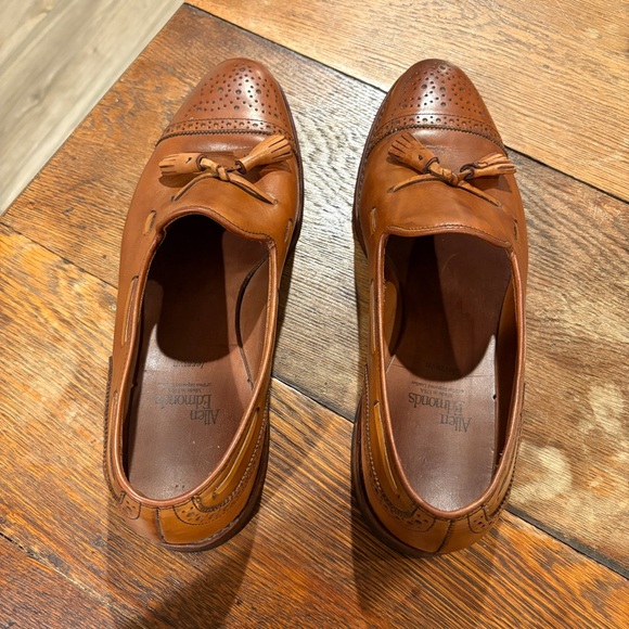 Allen Edmonds Tan Tassel Loafers 10.5D Jermyn - Picture 5 of 9
